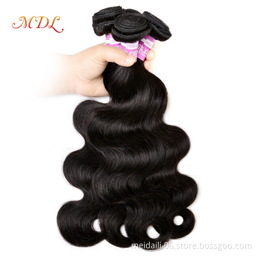 Cheap Body Wave Hair Bundles Brazilian Raw Virgin Hair, Bulk No Shedding Human Hair Extension Bundles